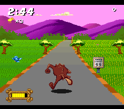 Taz-Mania (USA) (Beta) In game screenshot